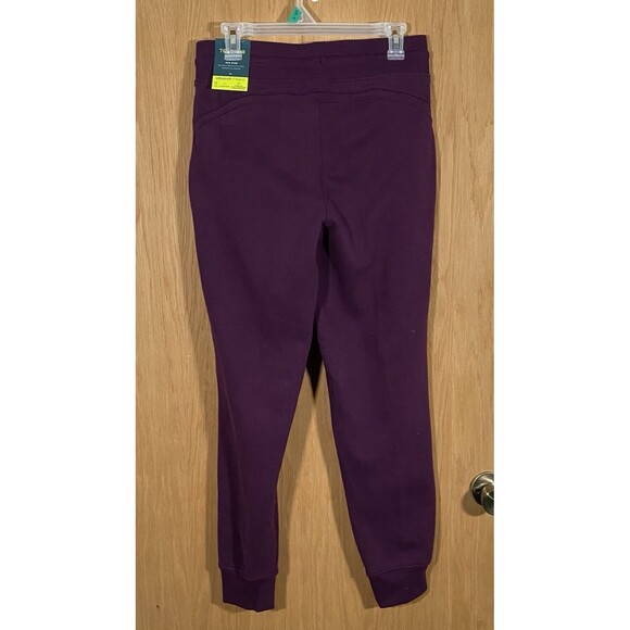 Tek Gear Mid Rise Jogger Women's Sz M Ultrasoft Fleece Lined Plum Purple NWT - Picture 2 of 7
